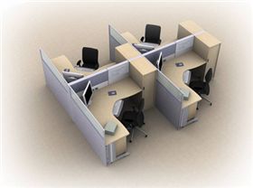 碧江最新屏風辦公桌效果圖