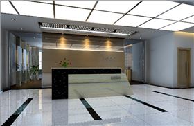 辦公家具公司——前臺接待區設計