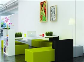 上海辦公家具定制:清新自然風(fēng)格