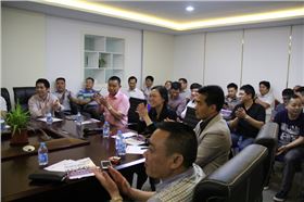 上海碧江辦公家具廠舉辦玉山同鄉交流會