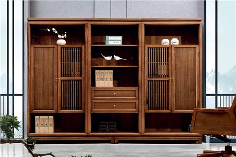 明代風格新中式實木大班臺楠木總裁辦公桌