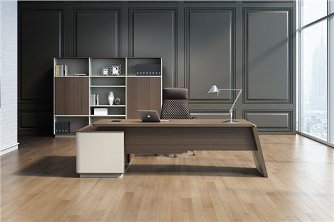 時尚現代老板辦公桌,老板辦公桌定制廠家