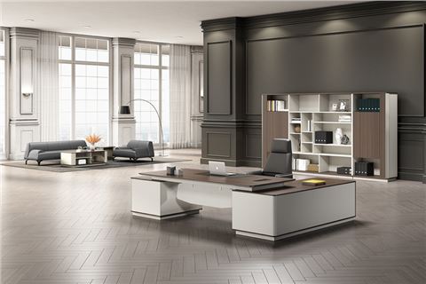 時尚現代老板辦公桌,老板辦公桌定制廠家