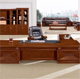 實(shí)木油漆大班臺(tái)——迪盛系列辦公桌H06D42,36,32