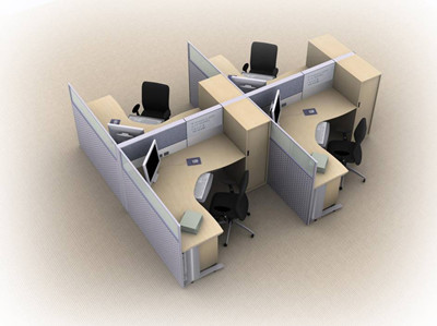 碧江最新屏風辦公桌效果圖