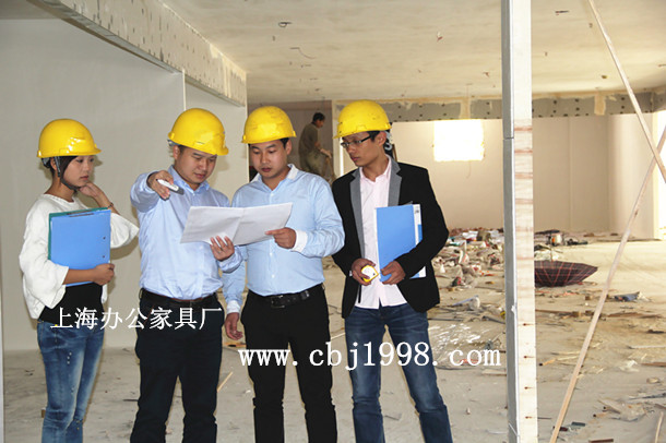 上海辦公家具廠——碧江家具體驗館裝修進程