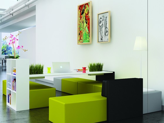 年輕人更傾向時尚辦公家具