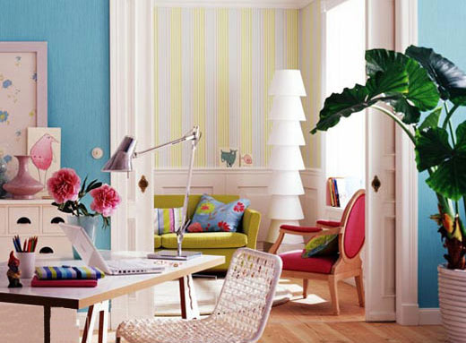 辦公家具公司——糖果色辦公空間