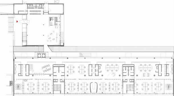 上海辦公家具廠——法蘭克福INNOCEAN辦公室設計圖