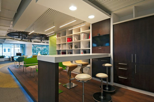 上海辦公家具廠——美團休閑區(qū)辦公家具設(shè)計