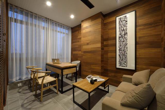 上海辦公家具廠——碧江家具為一野設計打造的下午茶區辦公家具