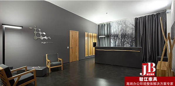 碧江辦公家具網給廣電集團一站式配置的高端辦公家具空間