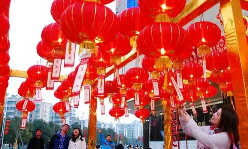 上海碧江辦公家具趣味猜燈謎現場