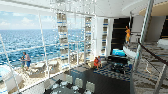 海洋量子號(hào)皇家雙層套房