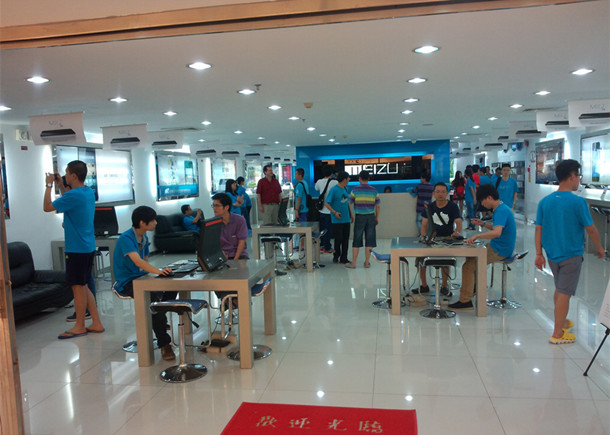 魅族門店現有辦公家具配置