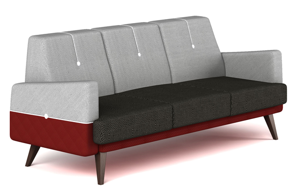 時尚辦公沙發三人位 時尚辦公沙發三人位