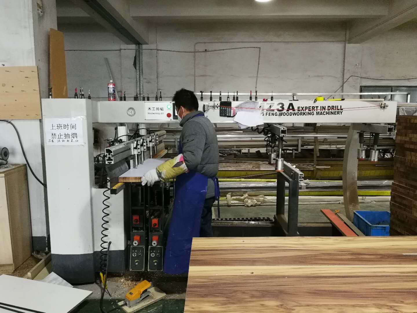 碧江膠板生產線 碧江家具膠板生產線