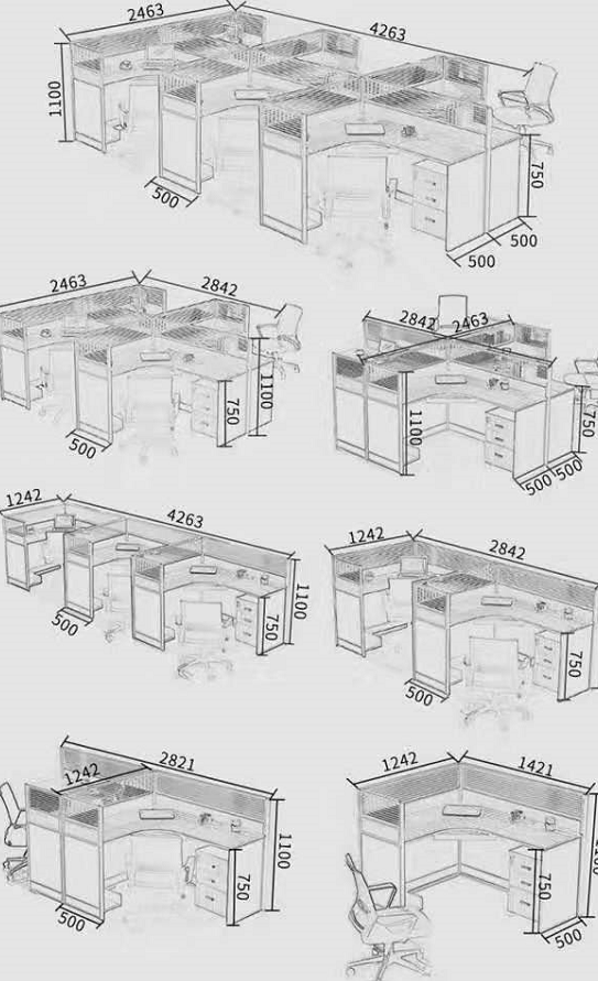 屏風隔斷辦公桌 屏風隔斷辦公桌