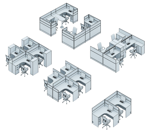 屏風隔斷辦公桌ZY系列 屏風隔斷辦公桌ZY系列