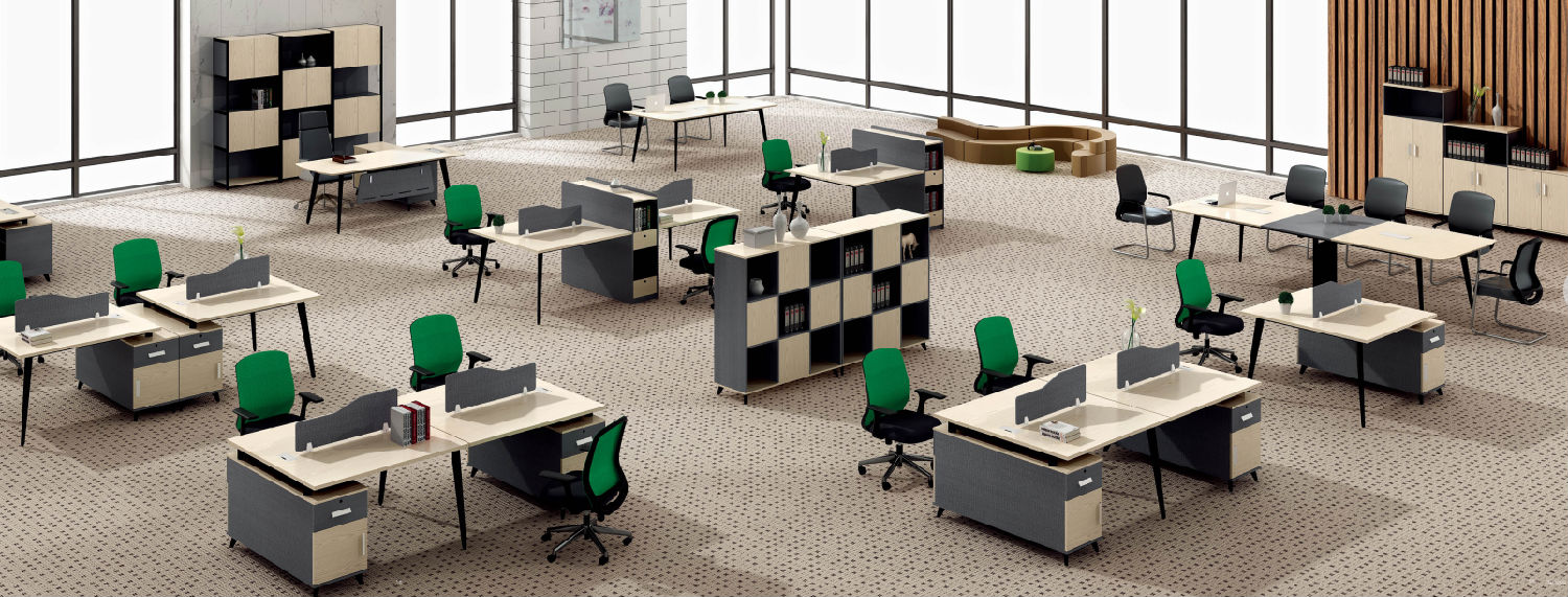 板式組合辦公桌