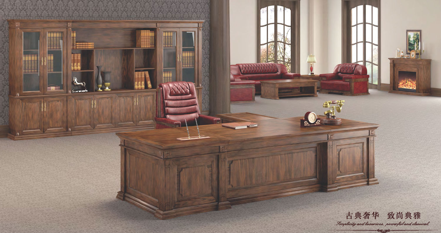 實(shí)木辦公桌定制