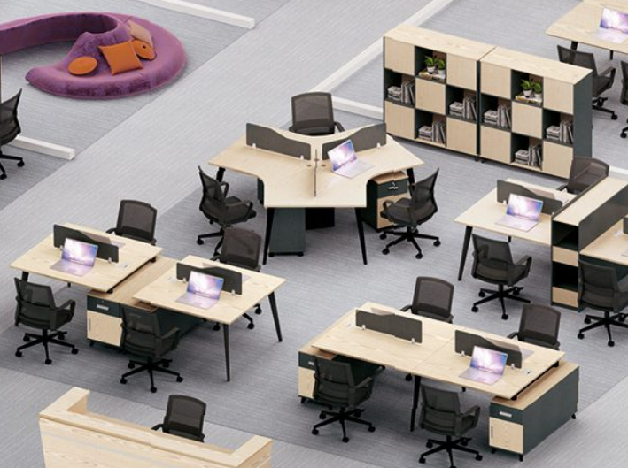 四人位屏風(fēng)辦公桌 四人位屏風(fēng)辦公桌