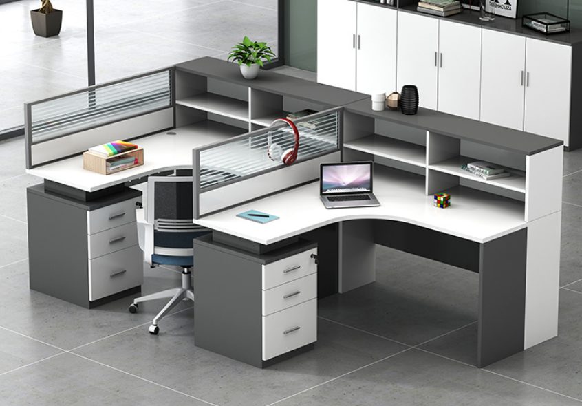 辦公桌組合帶隔斷柜 辦公桌組合帶隔斷柜