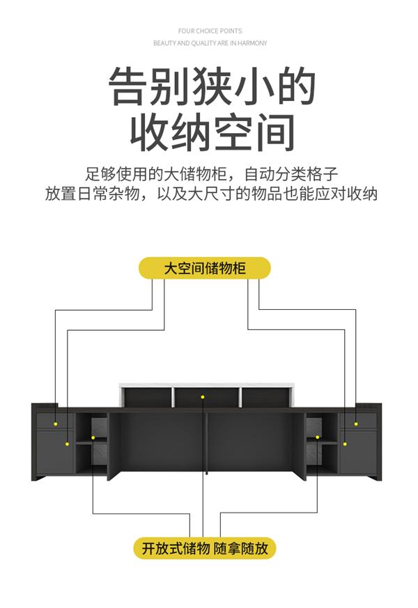 辦公前臺公司美容院接待臺吧臺柜簡約長方形服裝店收銀柜臺