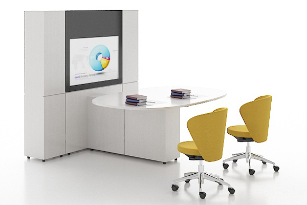 多功能可旋轉會議桌 47寸電視會議臺--G-JGZTSU20 多功能可旋轉會議桌 47寸電視會議臺--G-JGZTSU20