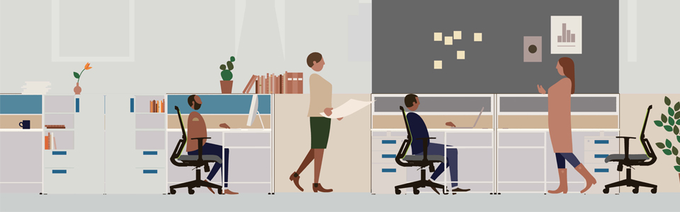 屏風(fēng)辦公桌樣式