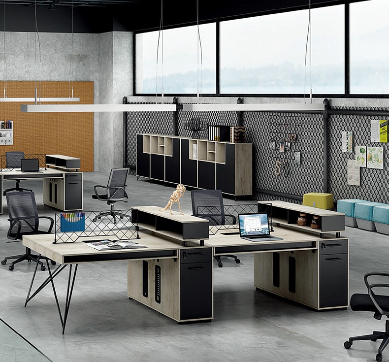 工業風辦工桌員工電腦桌幾何系列 工業風辦工桌員工電腦桌幾何系列