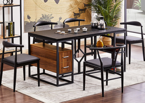 茶桌椅組合簡約現(xiàn)代火燒石茶桌功夫茶幾 茶桌椅組合簡約現(xiàn)代火燒石茶桌功夫茶幾