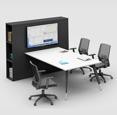 多功能網(wǎng)絡會議桌 小型帶柜子時尚會議洽談桌RC-MC2420B 多功能網(wǎng)絡會議桌 小型帶柜子時尚會議洽談桌RC-MC2420B