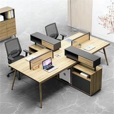 辦公桌椅組合電腦桌雙六6人簡約現代屏風工作位四人位4職員桌 辦公桌椅組合電腦桌雙六6人簡約現代屏風工作位四人位4職員桌