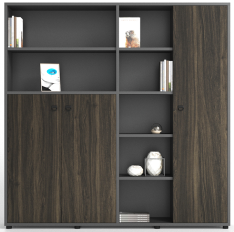 木質(zhì)檔案資料書桌落地儲物帶門組合辦公室大文件柜子 木質(zhì)檔案資料書桌落地儲物帶門組合辦公室大文件柜子